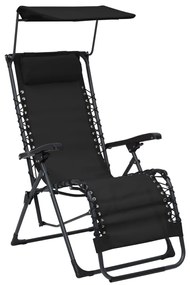 vidaXL Skladacie terasové stoličky 2 ks textilénové čierne