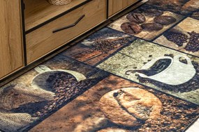 Protišmykový koberec / behúň ANDRE 50090 hnedý