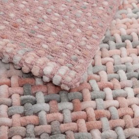 Kúpeľňová predložka Belweder multi ružová, 60x100, viacfarebná, kúpeľňa, Multi-decor