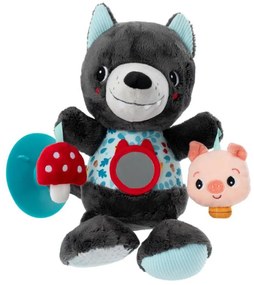 Lilliputiens - cestovná plyšová hračka s aktivitami - vlk Ľudovít