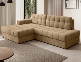 Sedacia súprava Katrin, Ľavá, hnedá (monolith 09)