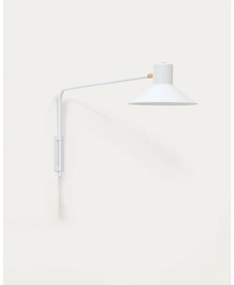 Biele nástenné svietidlo ø 20 cm Aria – Kave Home