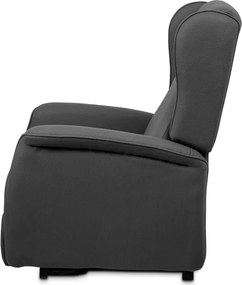 Polohovacie kreslo sivé, elektrické TV-1192 GREY2