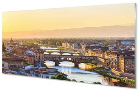 Obraz na akrylátovom skle Taliansko sunrise panoráma 100x50 cm