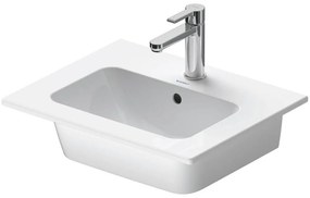 DURAVIT ME by Starck umývadlo do nábytku s otvorom, s prepadom, 530 x 430 mm, biela matná, 2336533200