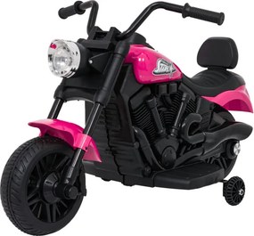 Elektrická motorka STAR ružová