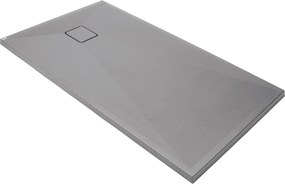 Deante Correo, granitová sprchová vanička, obdĺžniková 1400x700x45 mm, šedá metalíza, KQR_S77B