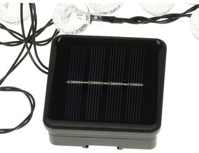 IKO Solárne záhradné svetielka 7m 50LED - teplá biela