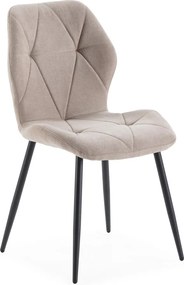 Béžové jedálenské stoličky v súprave 4 ks Luna – Marckeric