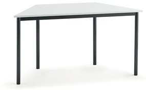 Stôl BORÅS TRAPETS, 1200x600x720 mm, laminát - biela, antracit