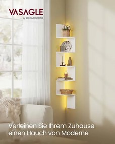 Rohová polica s LED osvetlením LBC630W01