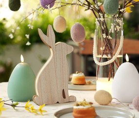 Sviečky z pravého vosku s LED, 2 ks