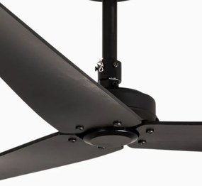 FARO 34100 - Stropný ventilátor MILOS čierna + diaľkové ovládanie