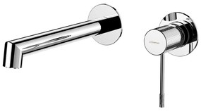 Podomietková umývadlová batéria v lesklej striebornej farbe (1 výstup) Solaris – Sapho