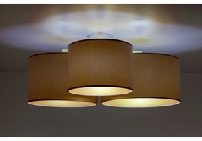 Duolla - Stropné svietidlo ROLLER TRIO 3xE27/60W/230V hnedá