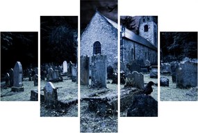 Obraz - Temná noc (150x105 cm)