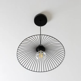 Brilagi - LED luster na lanku CERIA WIRE 1xE27/40W/230V pr. 38 cm čierny