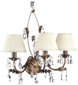 ONLI - Nástenné svietidlo KAREN 3xE14/6W/230V bronzová