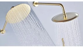 REA-P4110 - Sprchová súprava s podomietkovou batériou LUNGO zlatá