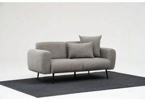 Dvojmiestná pohovka PISA svetlosivá