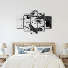 Obraz - Zimné cappuccino (150x105 cm)