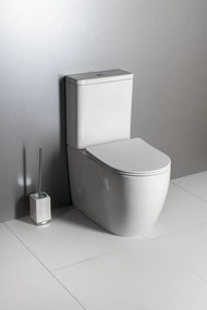 Sapho Sapho, INFINITY RIMLESS WC kombi misa s nádržkou, spodný/zadný odpad, biela, PC105WR