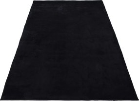 Koberec Plush BLACK rozmery koberec: 80x140 cm