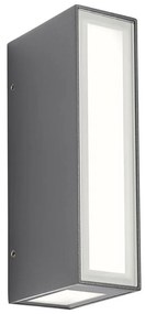 Redo 90114 - LED Vonkajšie nástenné svietidlo IVAR LED/7,6W/230V IP54 antracit