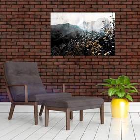 Obraz - Ilustrácie divokých kvetov (90x60 cm)