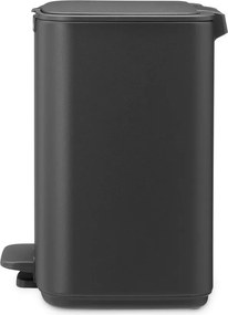 Tmavosivý pedálový oceľový odpadkový kôš 7 l Bo – Brabantia