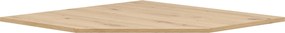XXXLutz VRCHNÁ POLICA, dub artisan, 101/1,5/78,8 cm Carryhome - Skrine - 002427022149