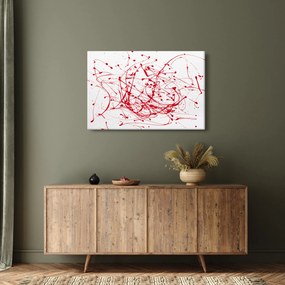 Obraz technikou Drippingu (90x60 cm)