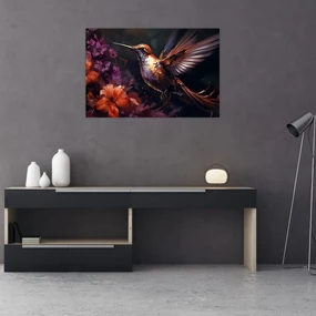 Obraz - Kolibrík (90x60 cm)