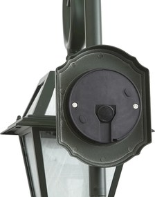 Klasické vonkajšie nástenné svietidlo tmavozelené IP44 - Berta