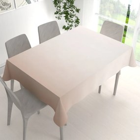 Biante Veľký teflónový obdĺžnikový obrus TF-096 Púdrovo béžový bez vzoru 160x220 cm