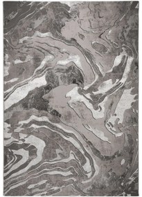 Kusový koberec Eris Marbled Silver, 120x170, šedá, kancelária, Flair Rugs