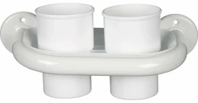 AQUALINE 8007 držiak téglikov, biela