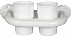 AQUALINE 8007 držiak téglikov, biela