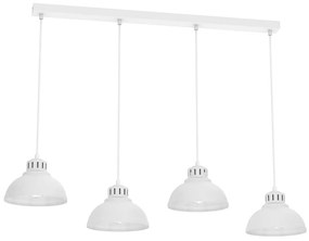 Luster na lanku SVEN 4xE27/15W/230V biela