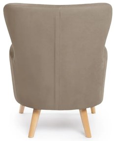 Béžové kreslo ušiak Noemye – Bonami Selection
