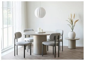 Biele závesné svietidlo s textilným tienidlom ø 40 cm Coventry – House Nordic