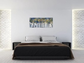 Obraz jeleňa v lese (120x50 cm)