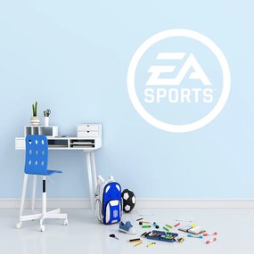 Veselá Stena Samolepka EA Sports Farba: biela, Veľkosť: 60 x 60 cm