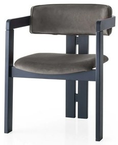 Jedálenská stolička CO Anthracite and Black