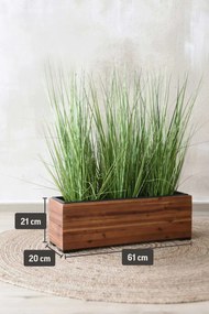 Hrantík KAJIX, drevo, šírka 61 cm, hnedý