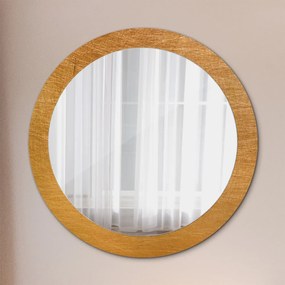 Okrúhle ozdobné zrkadlo Kovový povrch fi 80 cm