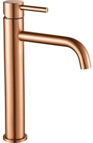 REA-B1114 - Umývadlová batéria LUNGO 28 cm kartáčovaná meď