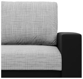 Kreslo LUNA sivé / čierne