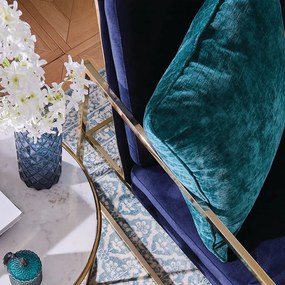 Dekoračný vankúš zo ženilky 55x55 cm Selene Luxury Chenille – Hyperion