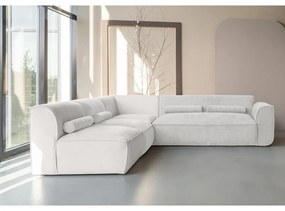 Krémovobiela rohová pohovka (ľavý roh) Flex Felix – Miuform